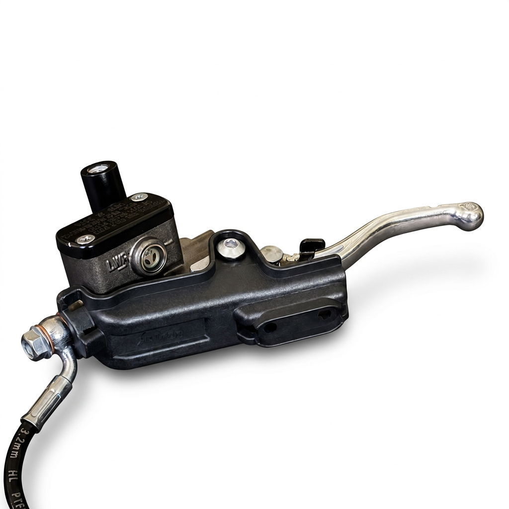 Ultra Bee brake lever on white background